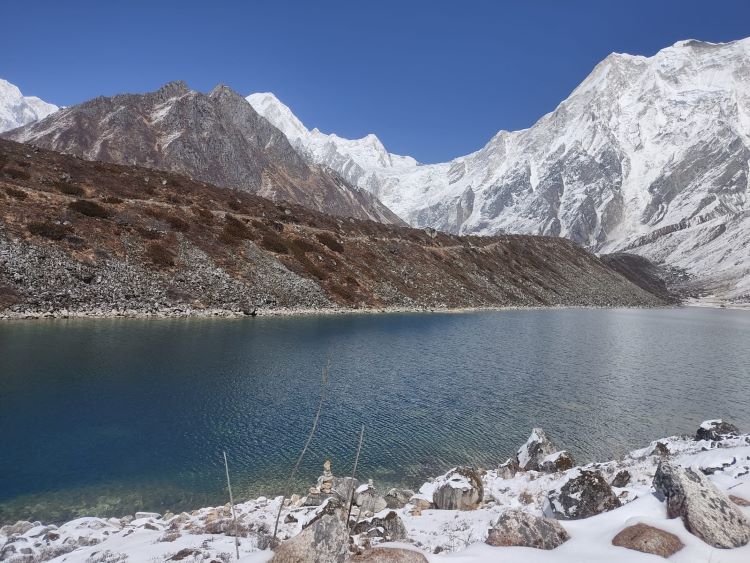Ponkar Lake in Bhimtang Trek